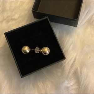 Ball earrings, Japan Gold K18